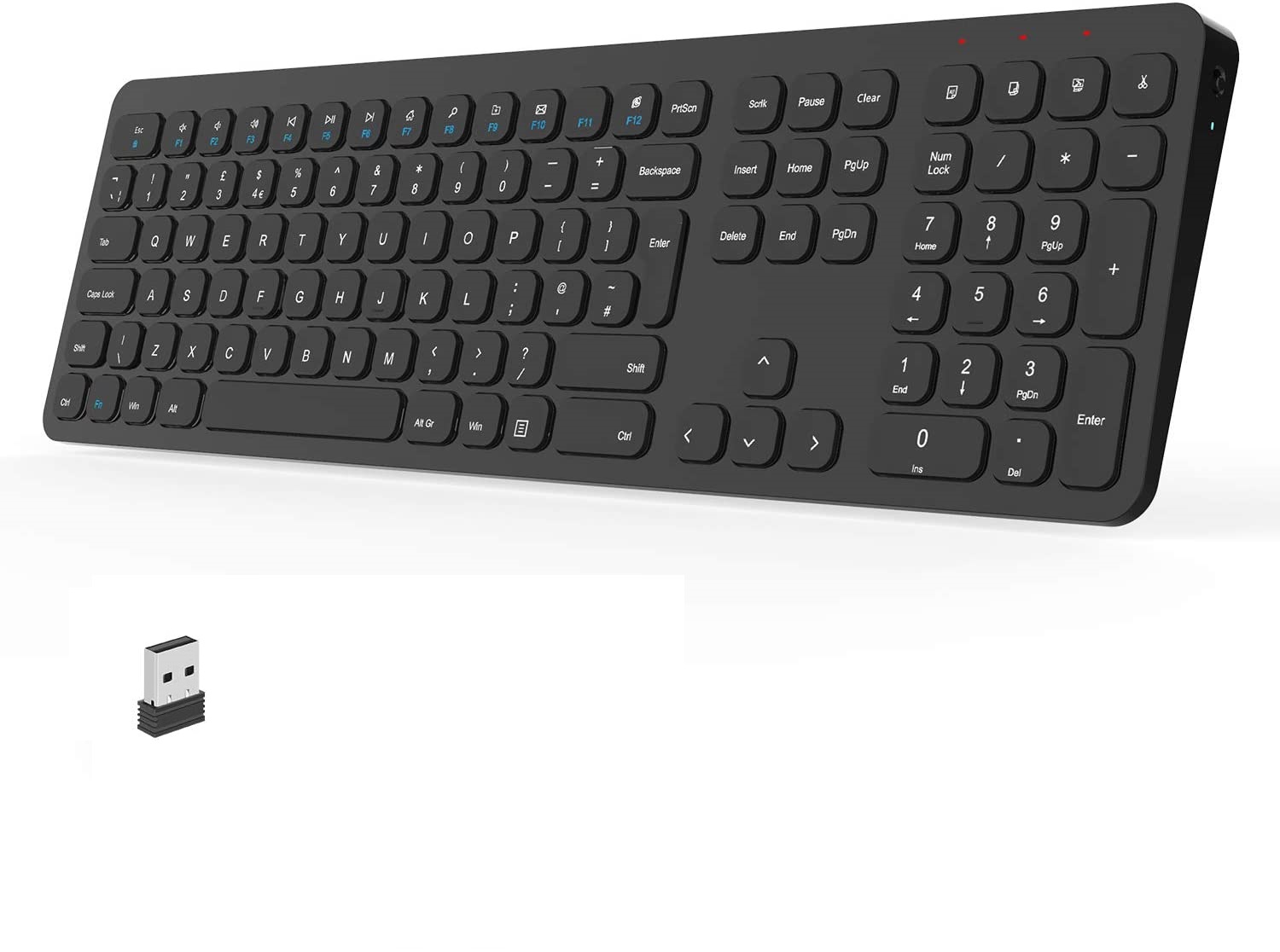 Klawiatura bezprzewodowa Leadsail KF003 PC QWERTZ