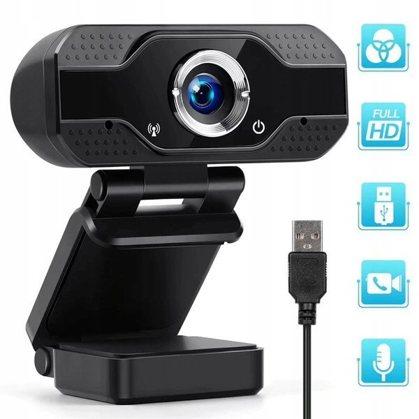 Kamerka internetowa Luxury PC003 1080p WebCam czarny
