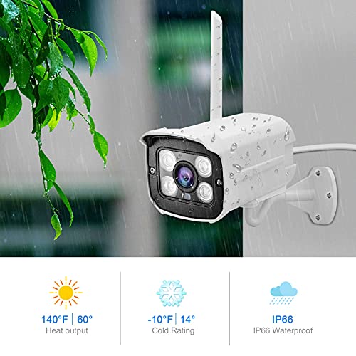 Bezprzewodowa kamera IP JideTech 1080P H.265+
