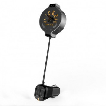 Podwójna ładowarka samochodowa transmitter USB Q8s bluetooth Aux-In