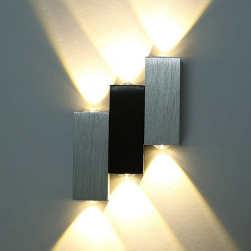 Lampa 6 LED 6W nowoczesna aluminiowa