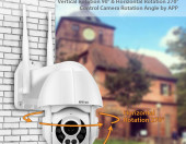 Kamera do monitoringu RRigo 1080P WiFi LAN obrotowa – zdjęcie 3