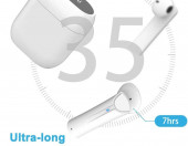Bezprzewodowe słuchawki douszne G33 Pro Bluetooth 5.0TWS biały – zdjęcie 2