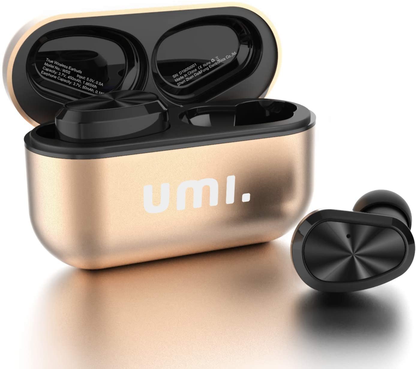 Słuchawki bezprzewodowe dokanałowe UMI W5s Bluetooth 5.2 IPX7