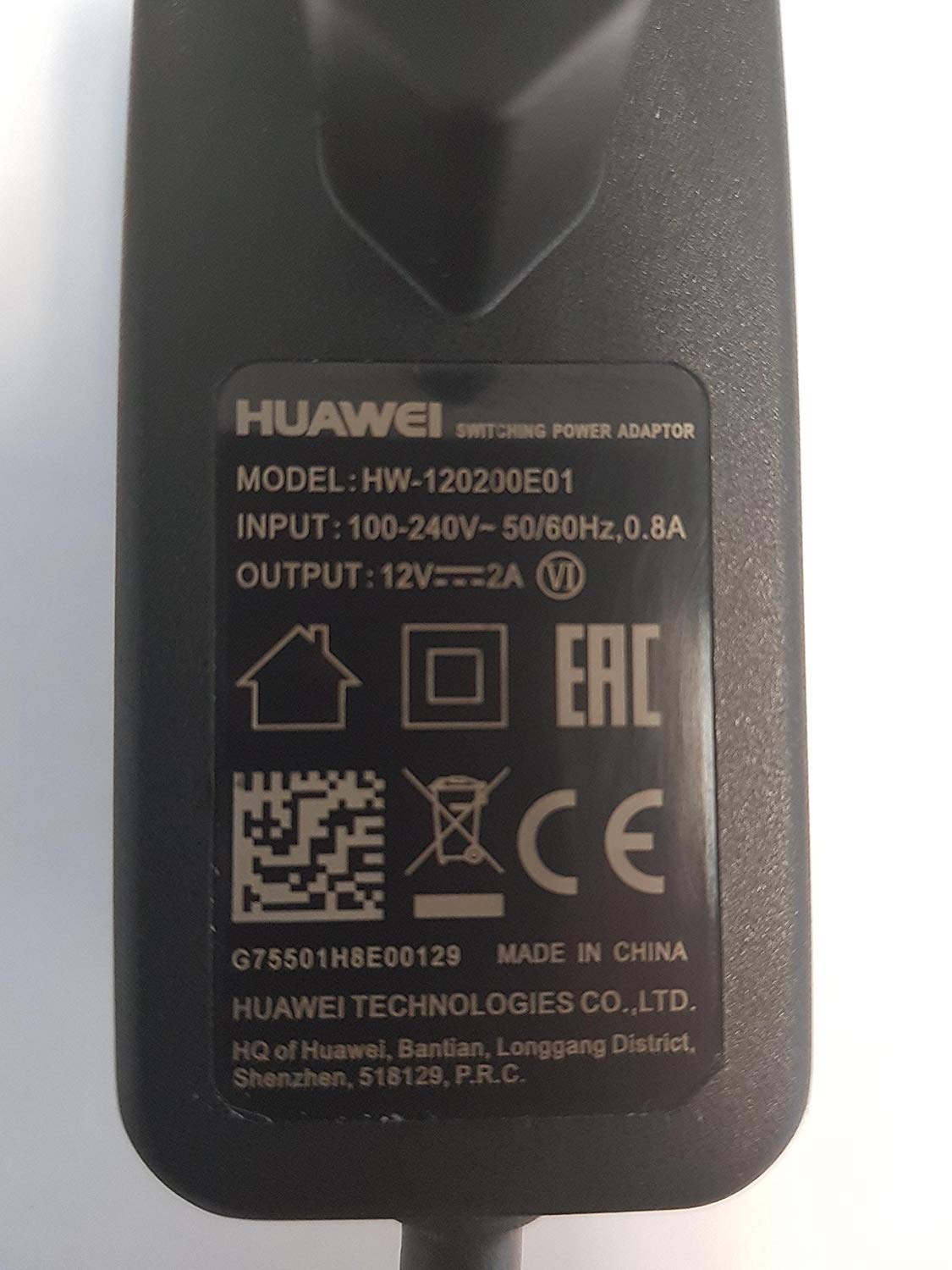 Zasilacz HUAWEI B525 HW-120200E01 12V-2A