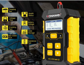 Tester akumulatora samochodowego KONNWEI KW510 12V 100Ah – zdjęcie 3