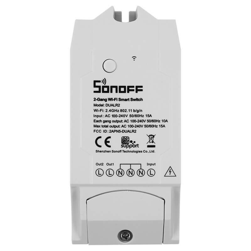Inteligentny przełącznik bezprzewodowy Sonoff Dual R2 WiFi