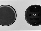 Skrzynka energetyczna 230V ‎YuYang MOD30 LED SCHUKO i przełącznikiem – zdjęcie 3