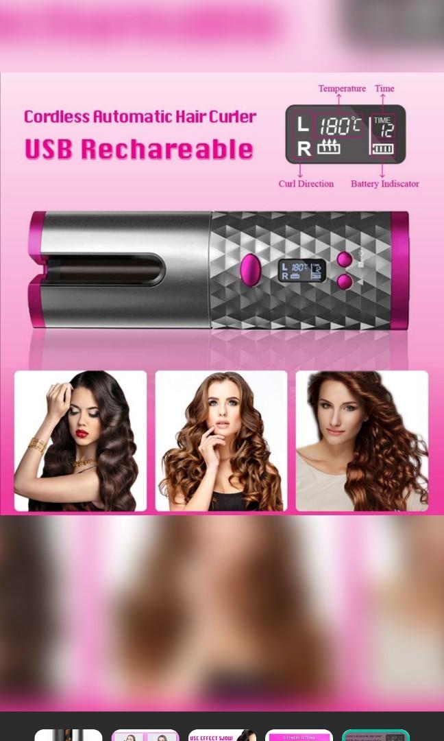Przenośna bezprzewodowa automatyczna lokówka uPup Beauty S600
