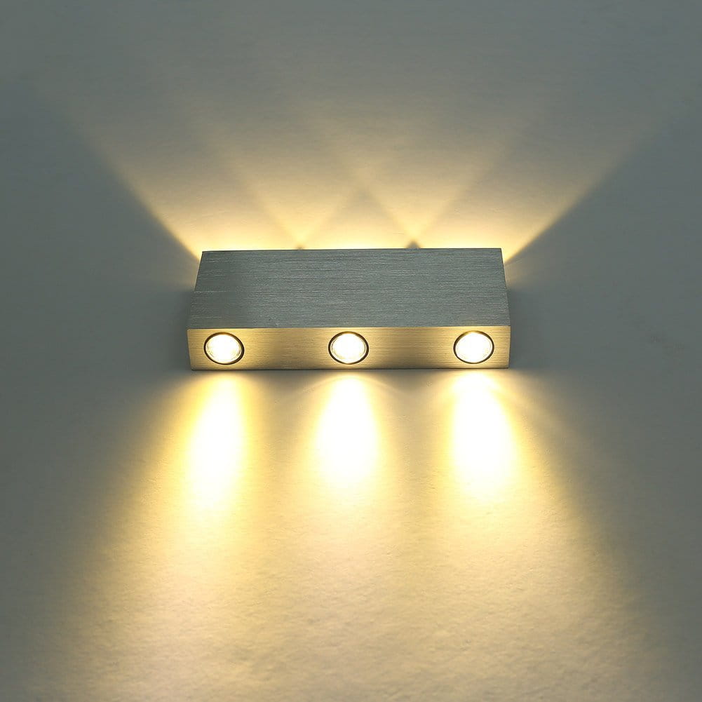 Lampa 6 LED 18W nowoczesna aluminiowa