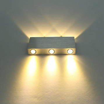 Lampa 6 LED 18W nowoczesna aluminiowa