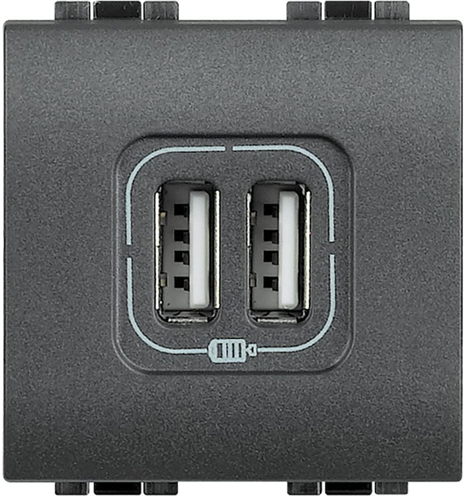 Ładowarka z 2 gniazdami USB Legrand Bticino L4285C2