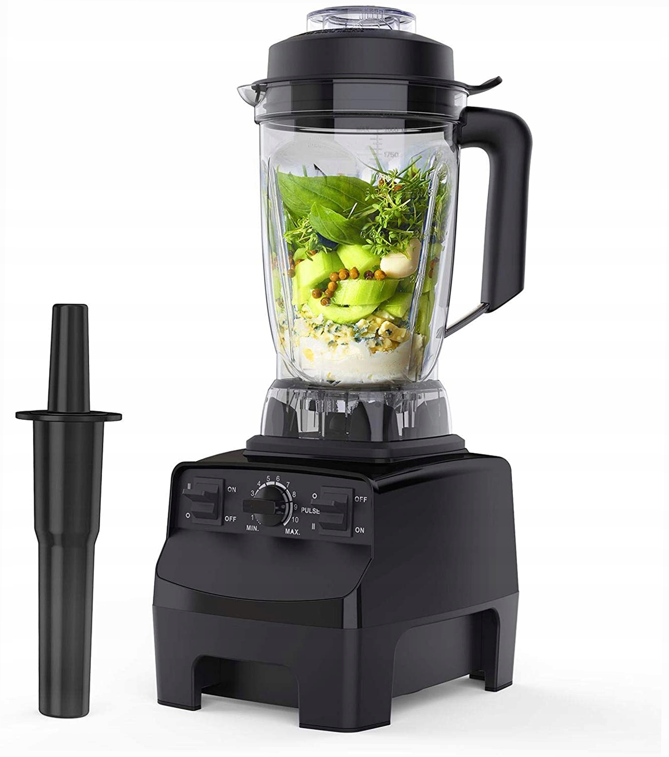 HOMGEEK DUŻY BLENDER KIELICHOWY SZKLANY 2000W