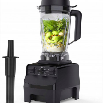 HOMGEEK DUŻY BLENDER KIELICHOWY SZKLANY 2000W