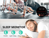Metalowy Smartwatch Aney Well I9Y zegarek Smart Watch czarny – zdjęcie 4
