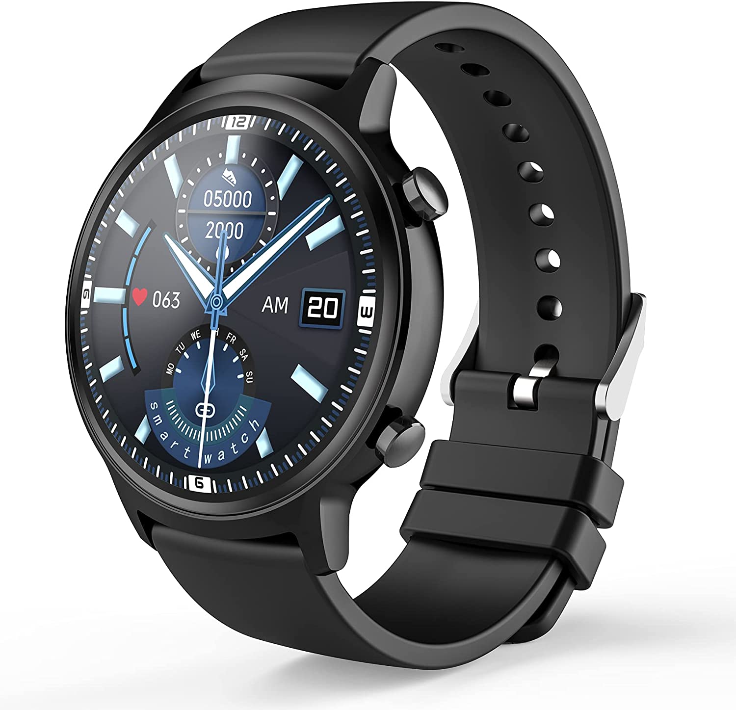 Metalowy Smartwatch Aney Well I9Y zegarek Smart Watch czarny