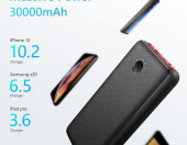 Power Bank JIGA 30000mAh 3xUSB-C iPhone Samsung Huawei – zdjęcie 2