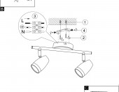 Lampa sufitowa LED DM Leuchten – zdjęcie 3