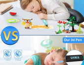 Inteligentne pióro do drukowania 3D PEN LED GEEETECH TG-21 USB – zdjęcie 2