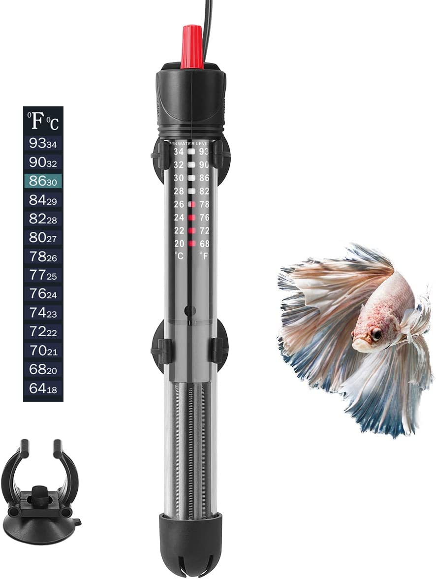 Grzałka do akwarium z termometrem HITOP HP-608