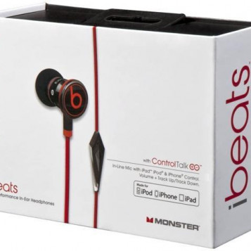 Słuchawki przewodowe MONSTER CABLE iBeats by Dr.Dre ControlTalk czarne