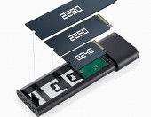 Aluminiowa obudowa M.2 NVME SSD RSHTECH USB 3.2 Gen2 10 Gb/s PCIe – zdjęcie 4