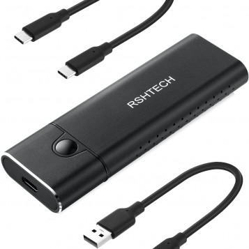 RSHTECH USB 3.2 Gen2 10 – aluminiowa osłona M.2 (stan nowy)