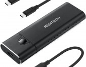 Aluminiowa obudowa M.2 NVME SSD RSHTECH USB 3.2 Gen2 10 Gb/s PCIe – zdjęcie 1
