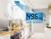 Detektor tlenku węgla z wyświetlaczem LCD – zdjęcie 3