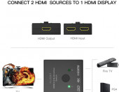 Switch przełącznik 2xHDMI 3D 4K AUKEY HA-H04 – zdjęcie 3