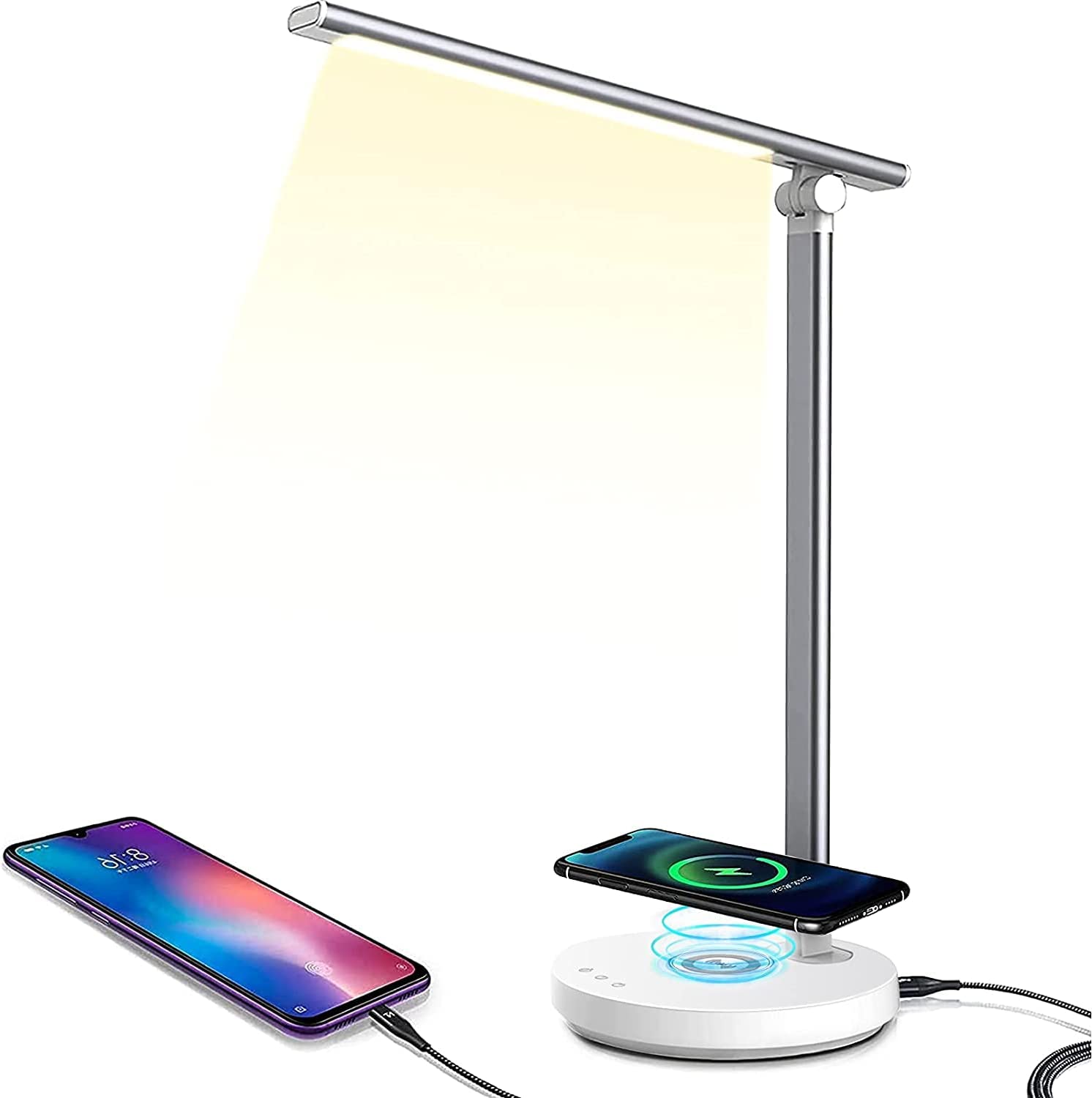 Lampa biurkowa LED z funkcją ładowania MDHAND