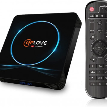 Android TV Box 11 QPLOVE Q12 Plus 8GB 128GB 8K 3D USB