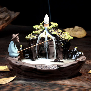 Ceramiczne kadzidło kadzidełko z przepływem Krajobraz Guilin