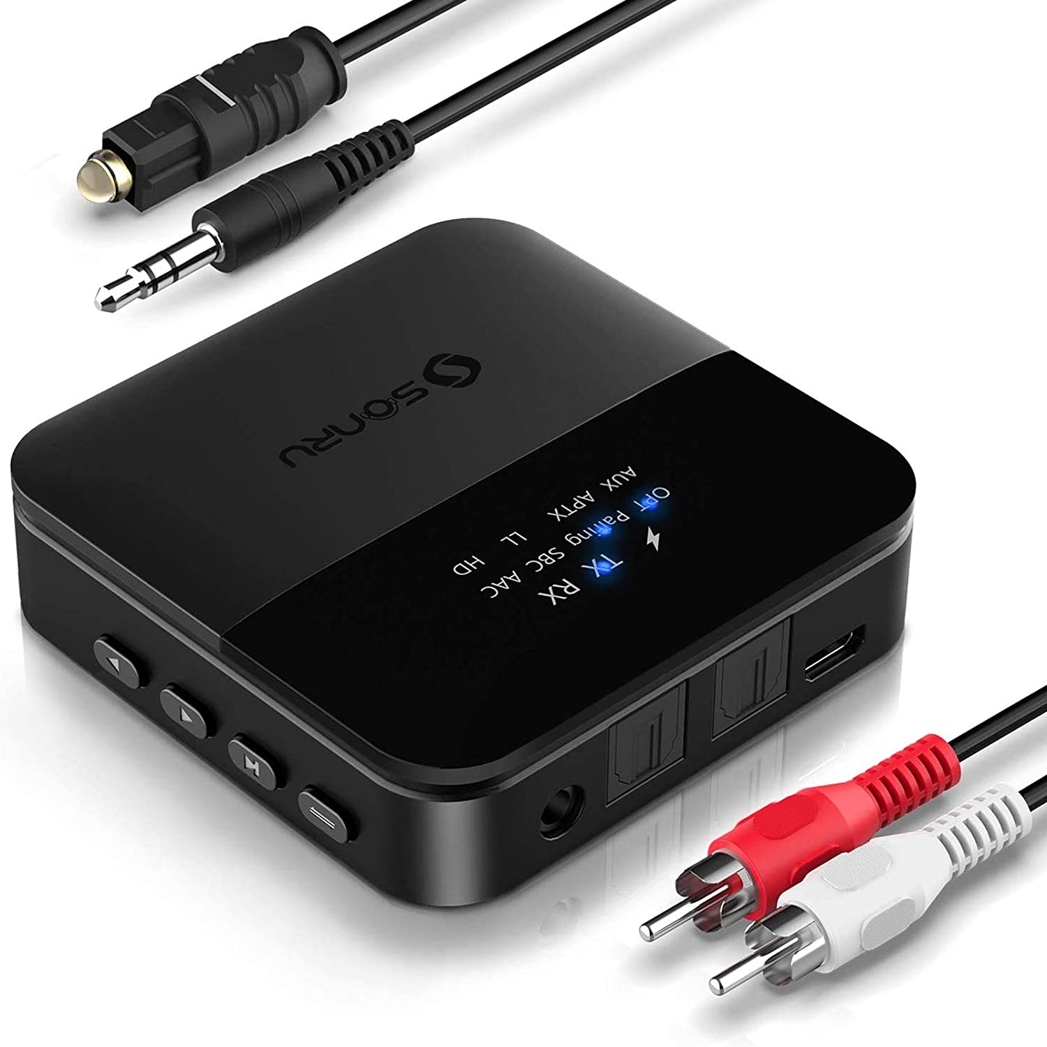 Bezprzewodowy odbiornik/nadajnik audio SONRU SPDIF BT5.0 TX RX