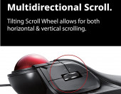Mysz trackballowa przewodowa ELECOM – zdjęcie 4