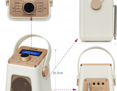 Mini radio cyfrowe UEME Bluetooth budzik DAB+ DAB FM – zdjęcie 2