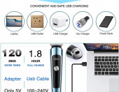 Maszynka do strzyżenia włosów wąsów trymer Brightup USB LED – zdjęcie 4