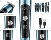 Maszynka do strzyżenia włosów wąsów trymer Brightup USB LED – zdjęcie 5
