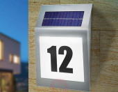 Podświetlany numer domu z zasilaniem solarnym Esotec 102031 – zdjęcie 2