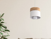 Nowoczesna lampa wisząca PUCHIKA E27 LED salon jadalnia kawiarnia – zdjęcie 5