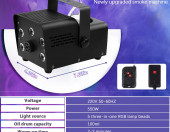 Wytwornica dymu na pilot LED 550W impreza maszyna mgły – zdjęcie 2