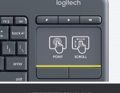 Logitech klawiatura bezprzewodowa  K400 Plus QWERTY – zdjęcie 2