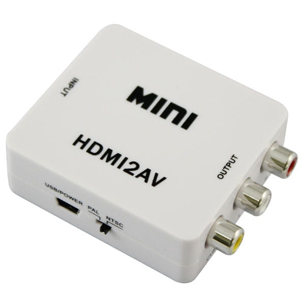 Adapter konwerter HDMI do AV RCA CVBS - HD16