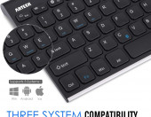Klawiatura bezprzewodowa Arteck HB086 iOS Mac Win PC BT – zdjęcie 3