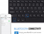 Klawiatura bezprzewodowa Arteck HB086 iOS Mac Win PC BT – zdjęcie 5