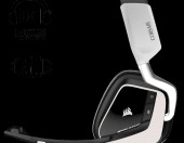 Słuchawki bezprzewodowe Corsair Gaming VOID RGB USB 7.1 Wireless Snow – zdjęcie 4