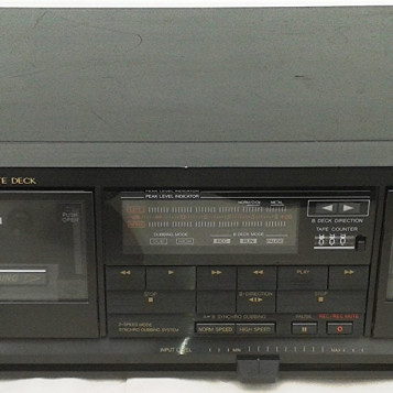 Magnetofon Deck dwukasetowy JVC TD-W444