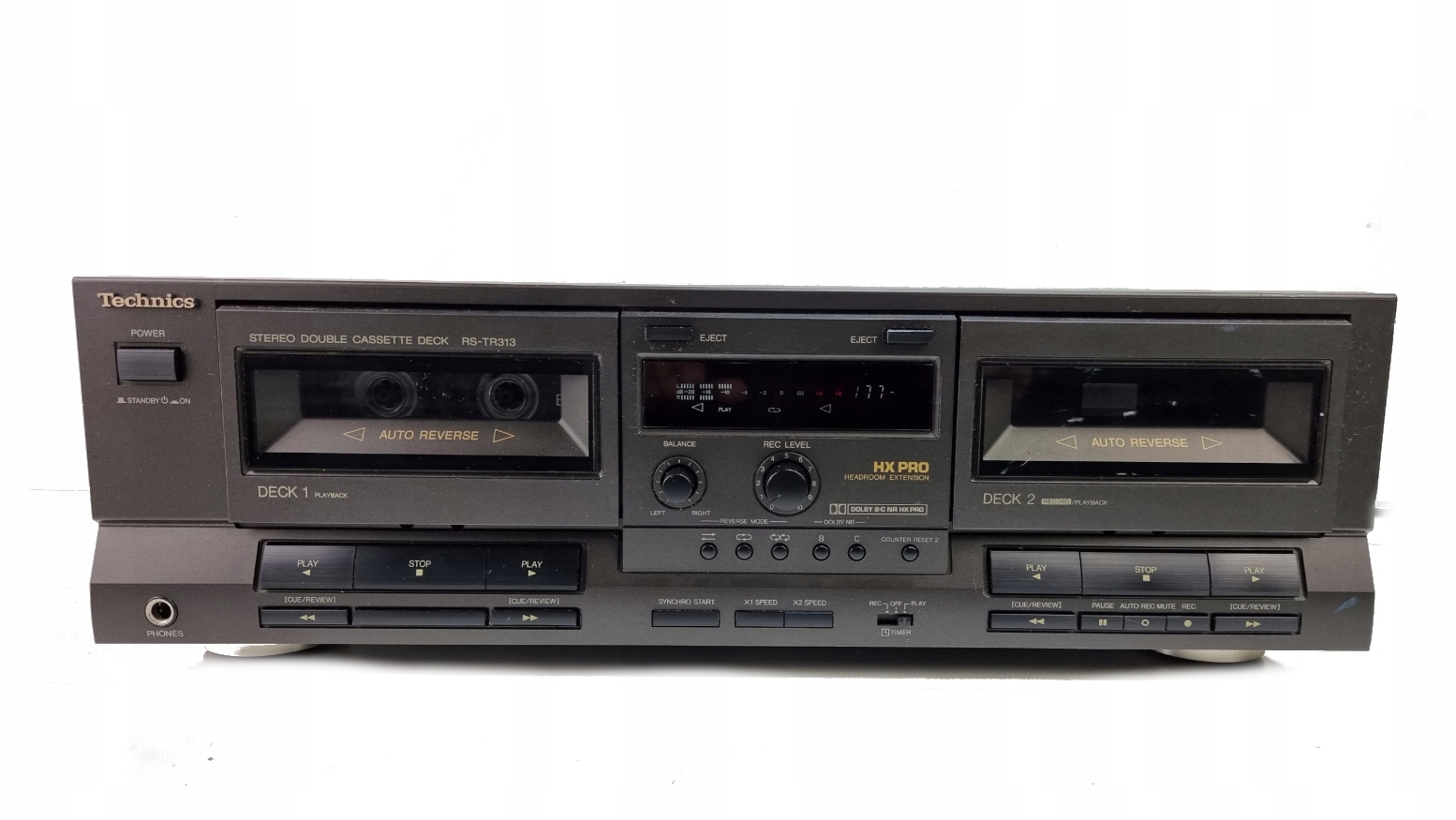 Magnetofon dwukasetowy Technics RS-TR313