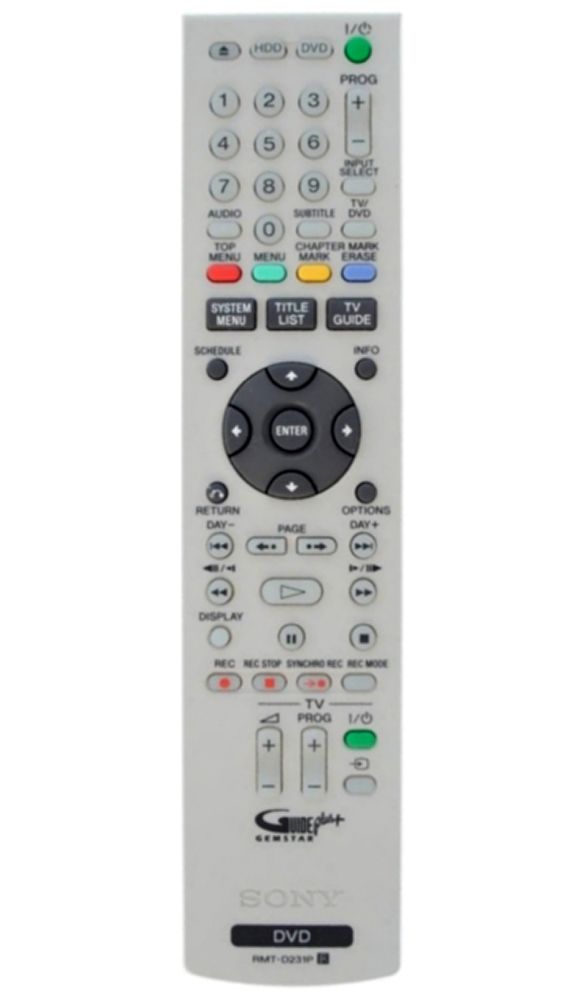 Oryginalny pilot do TV DVD Sony RMT-D231P
