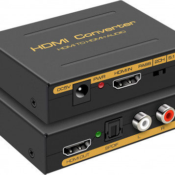 Ekstraktor konwerter audio HDMI 4K